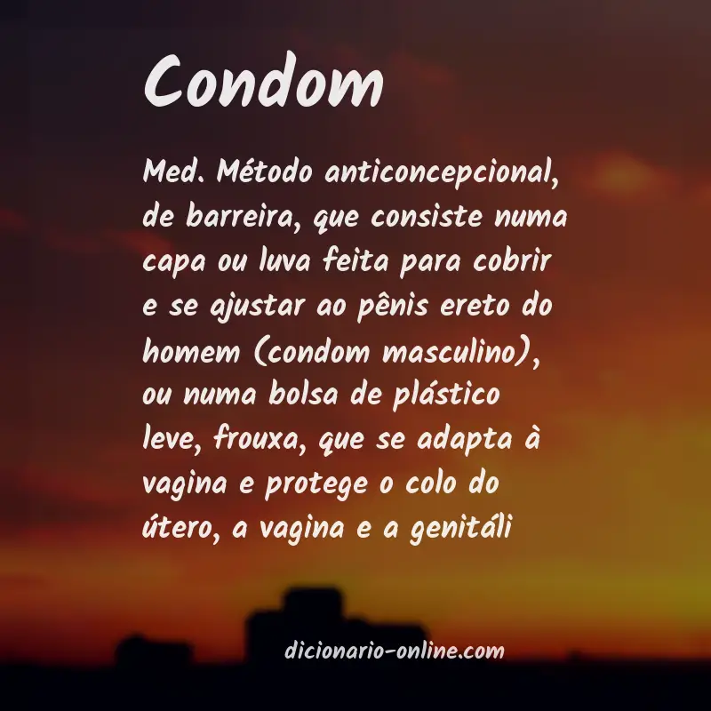 Significado de condom
