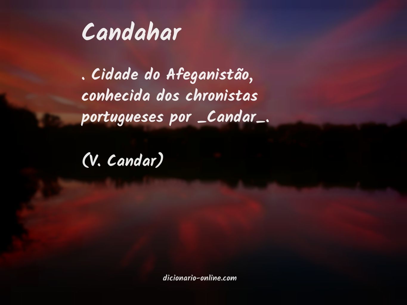 Significado de candahar