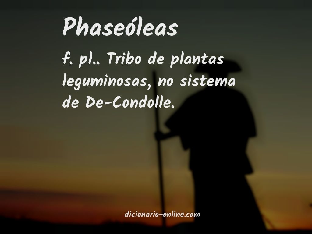 Significado de phaseóleas