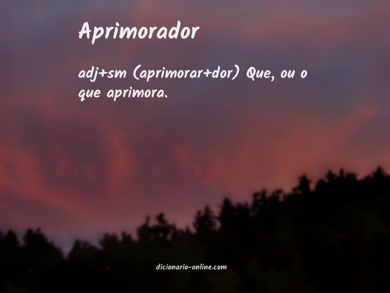 Significado de aprimorador