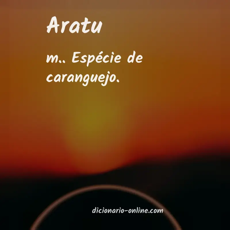 Significado de aratu