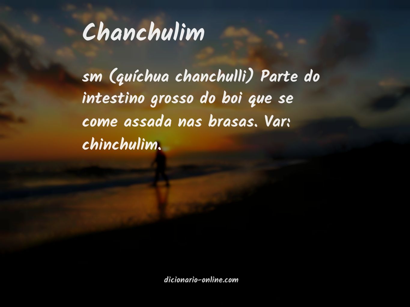 Significado de chanchulim