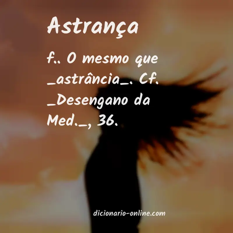 Significado de astrança