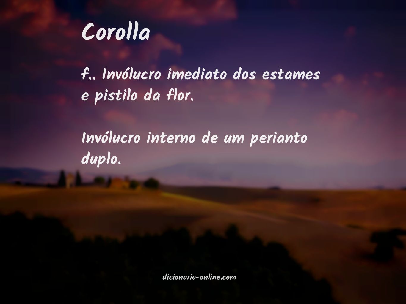 Significado de corolla