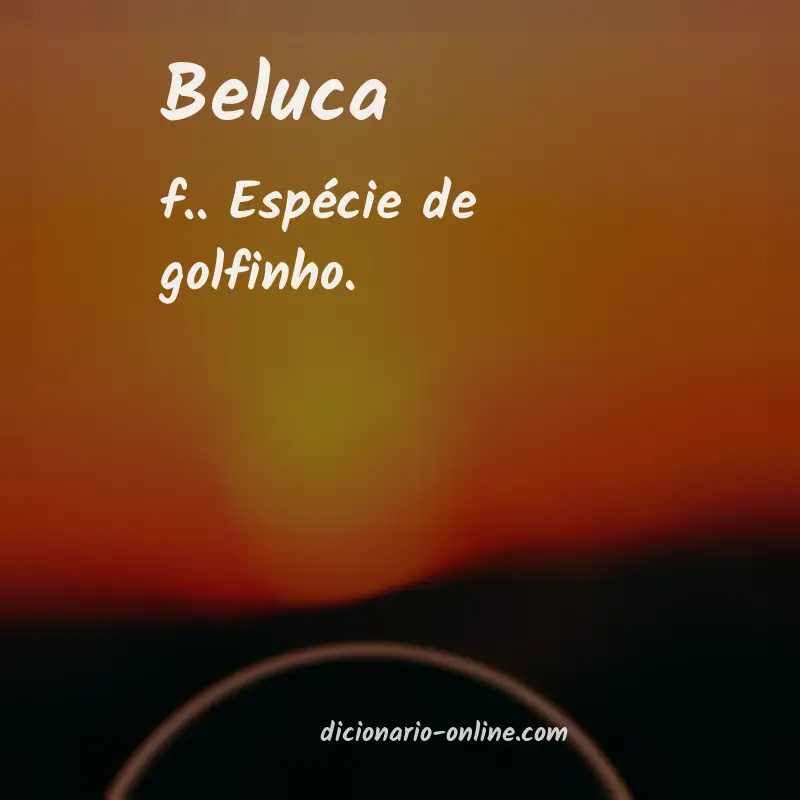 Significado de beluca