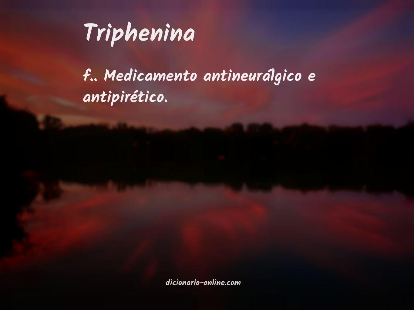 Significado de triphenina