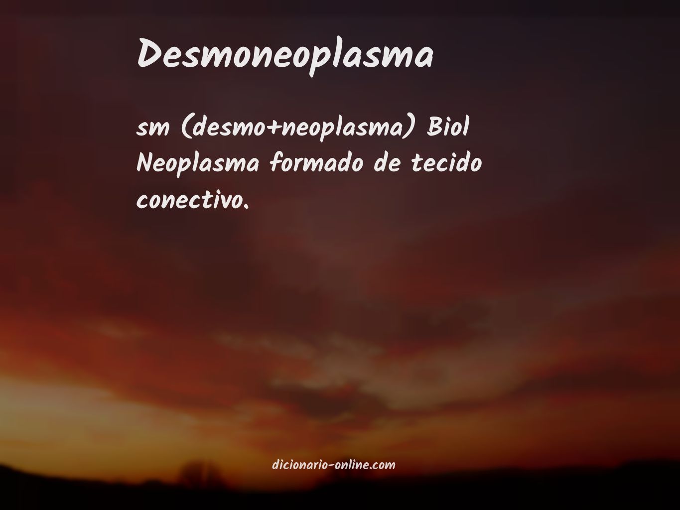 Significado de desmoneoplasma