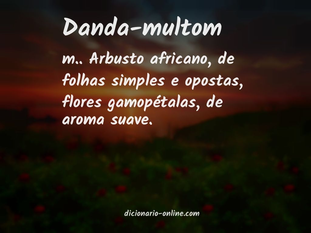 Significado de danda-multom