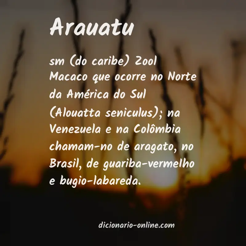 Significado de arauatu