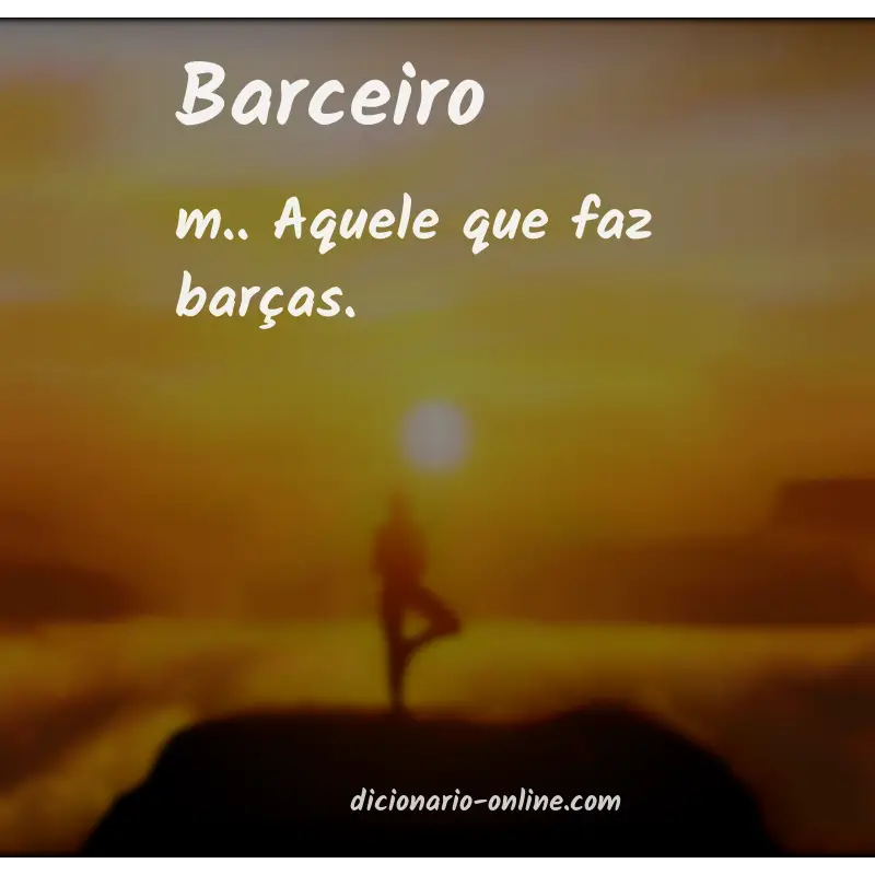 Significado de barceiro