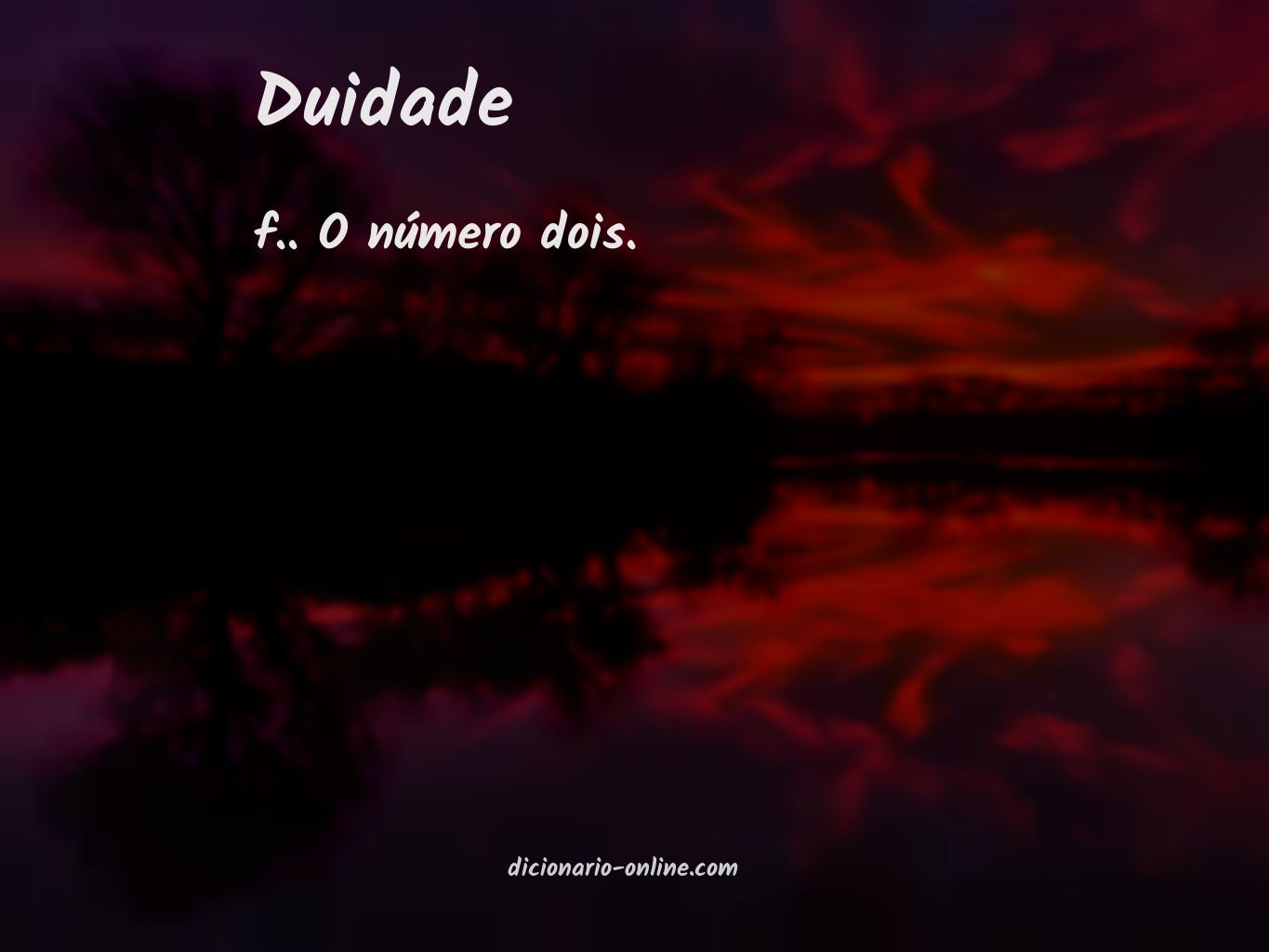 Significado de duidade