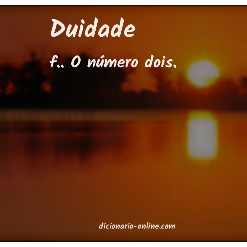 Significado de duidade