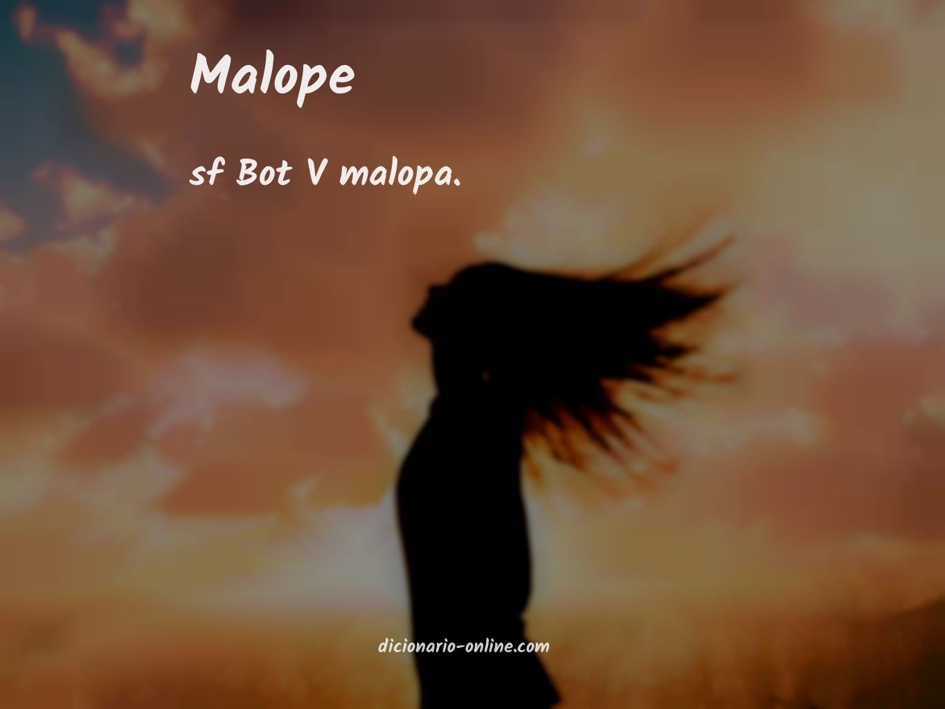 Significado de malope