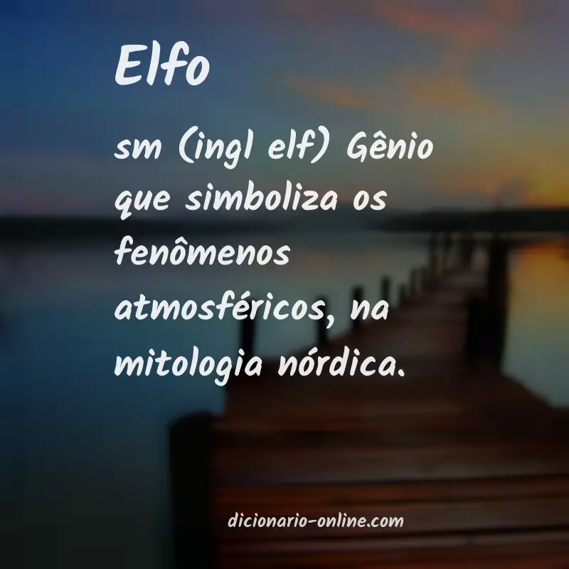 Significado de elfo