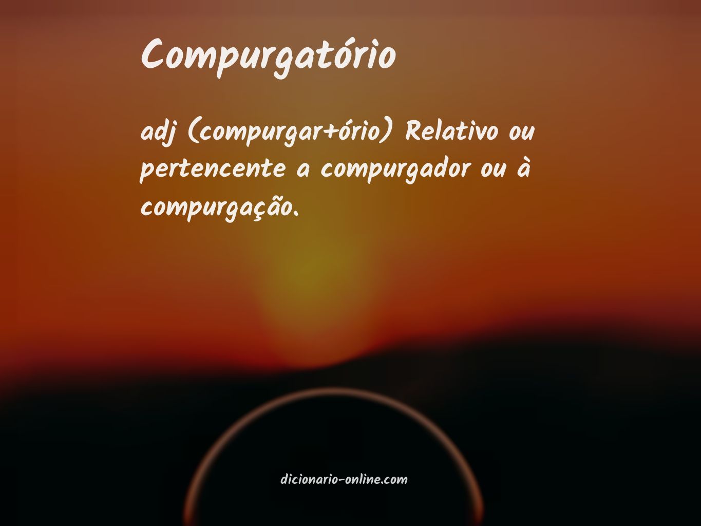 Significado de compurgatório