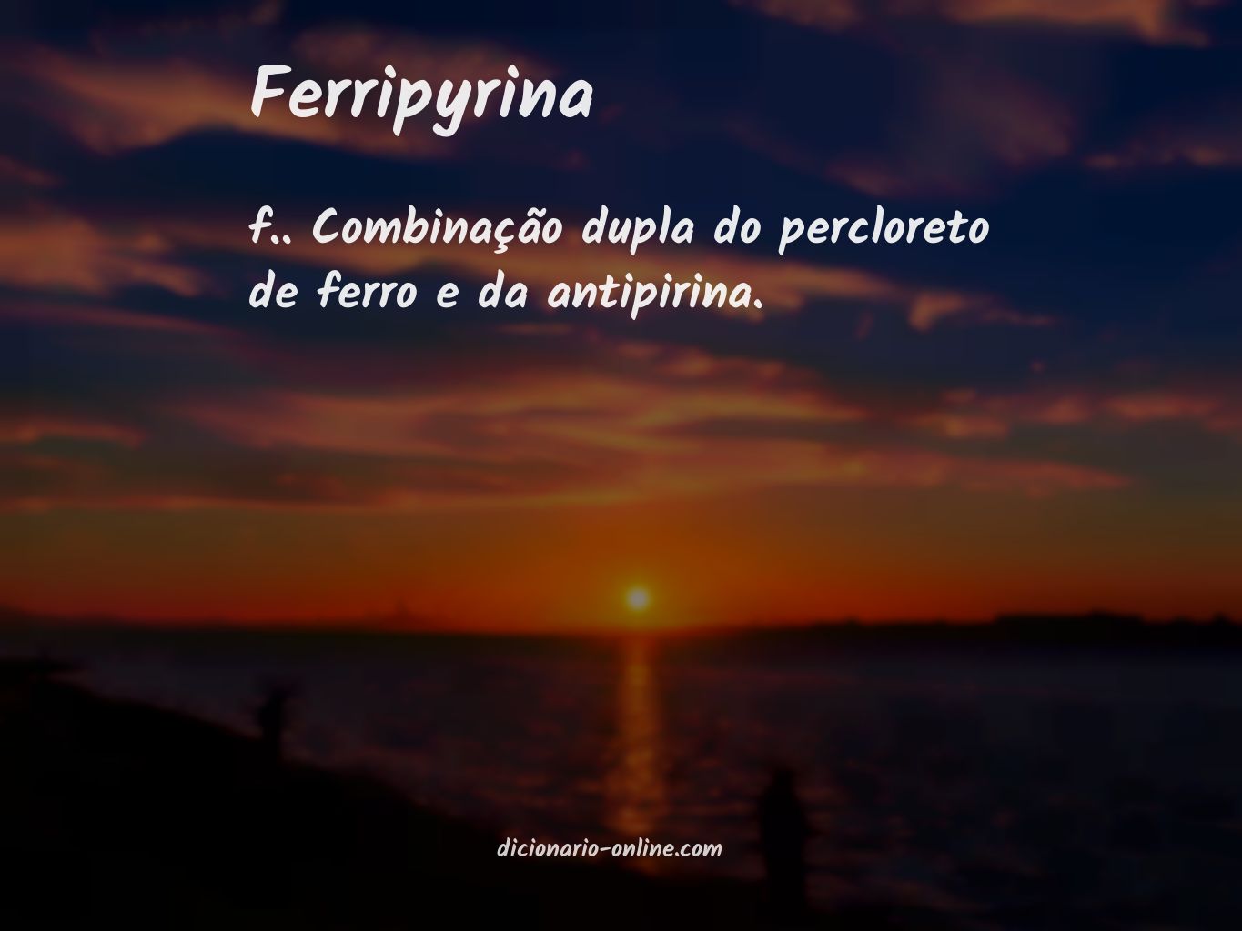 Significado de ferripyrina