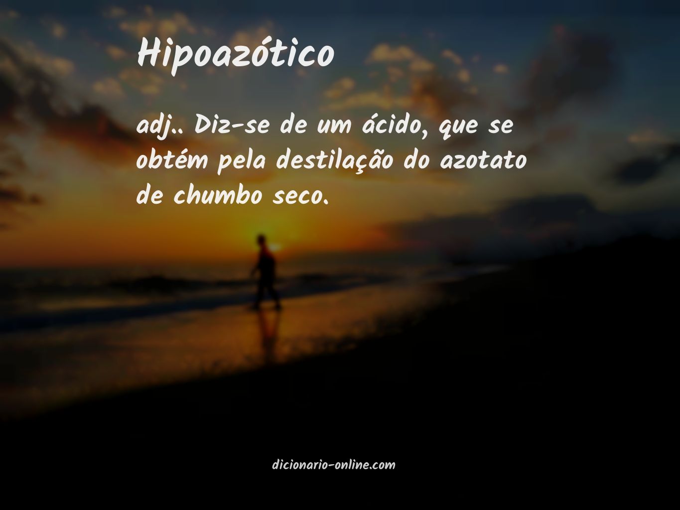 Significado de hipoazótico