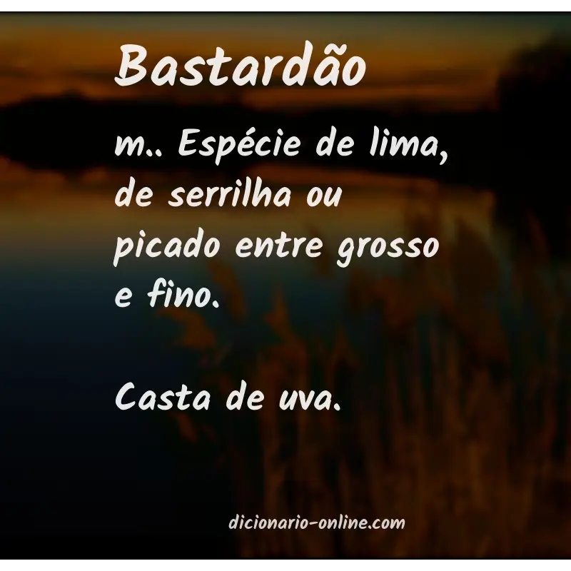 Significado de bastardão