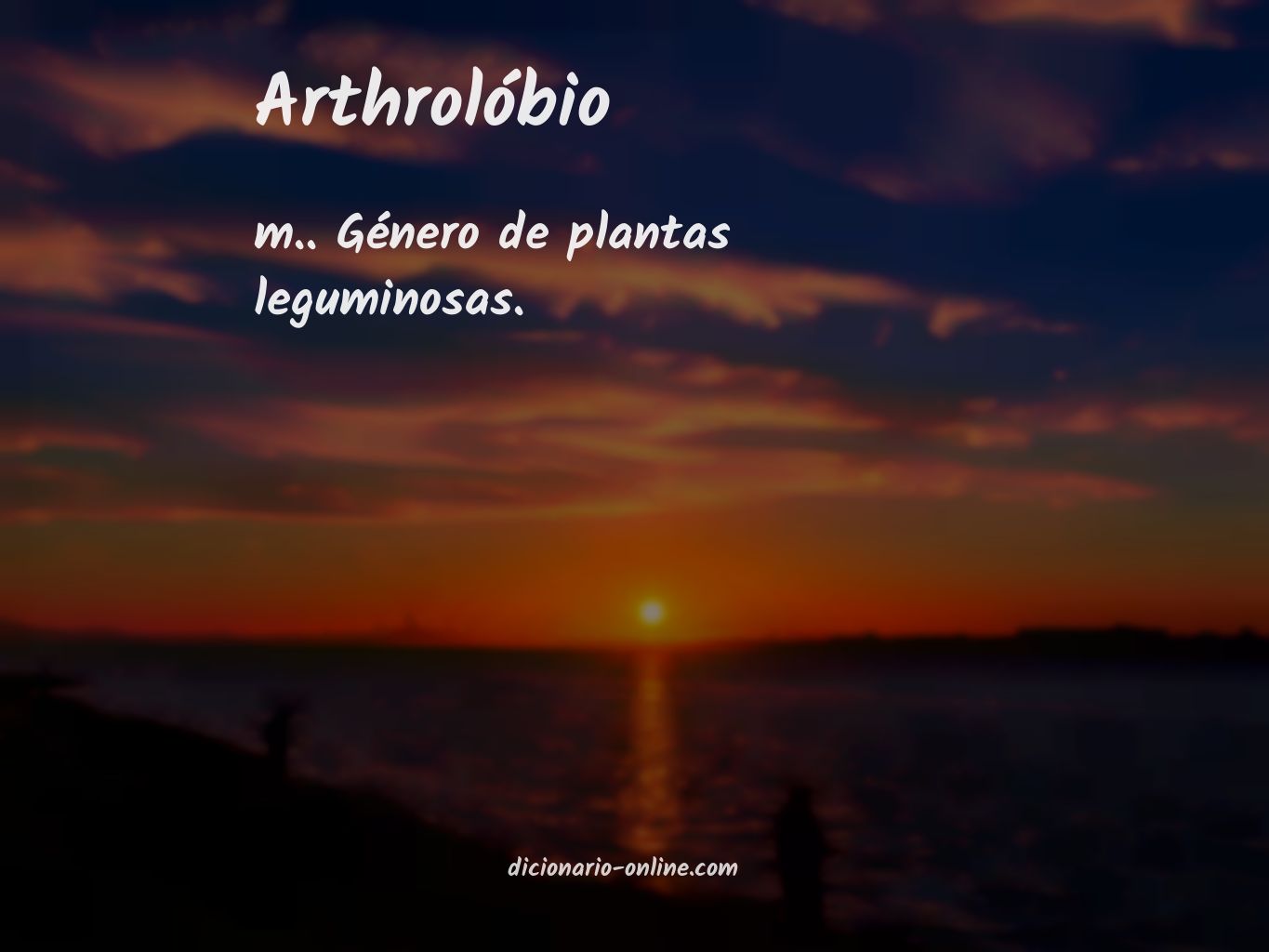 Significado de arthrolóbio