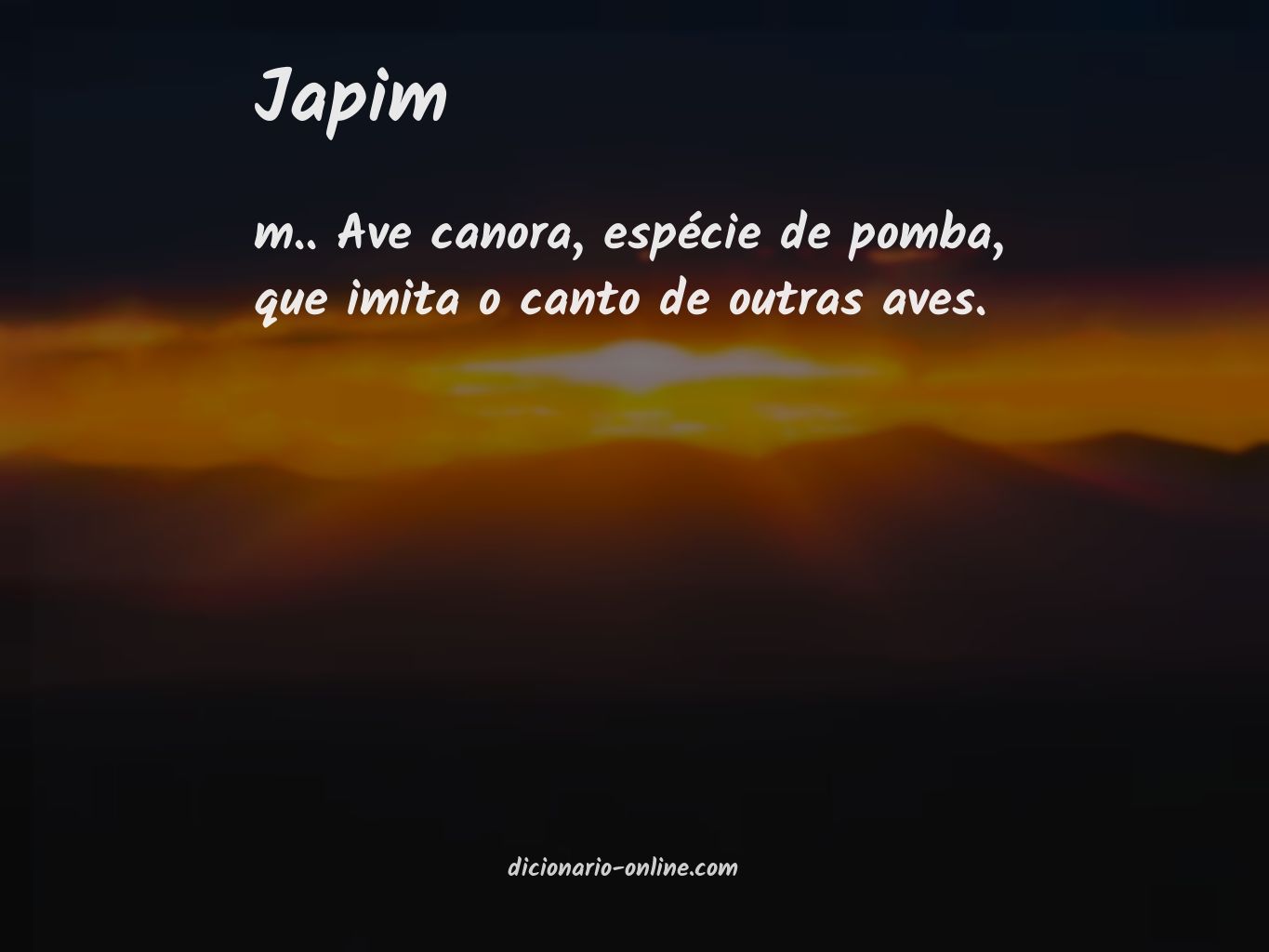 Significado de japim