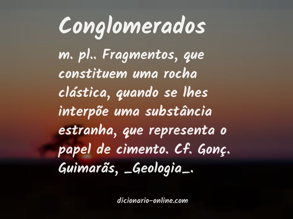 Significado de conglomerados