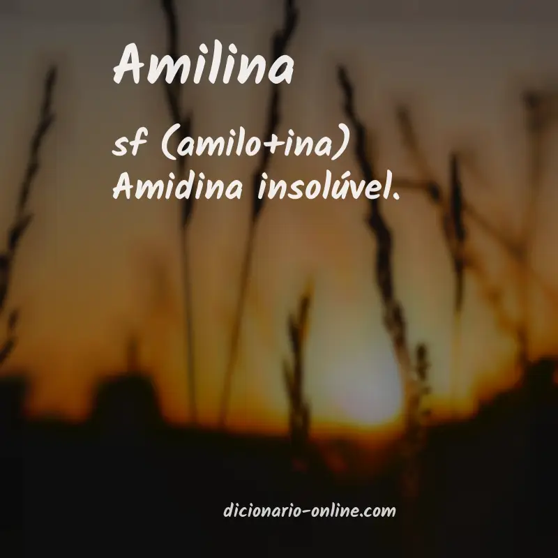 Significado de amilina