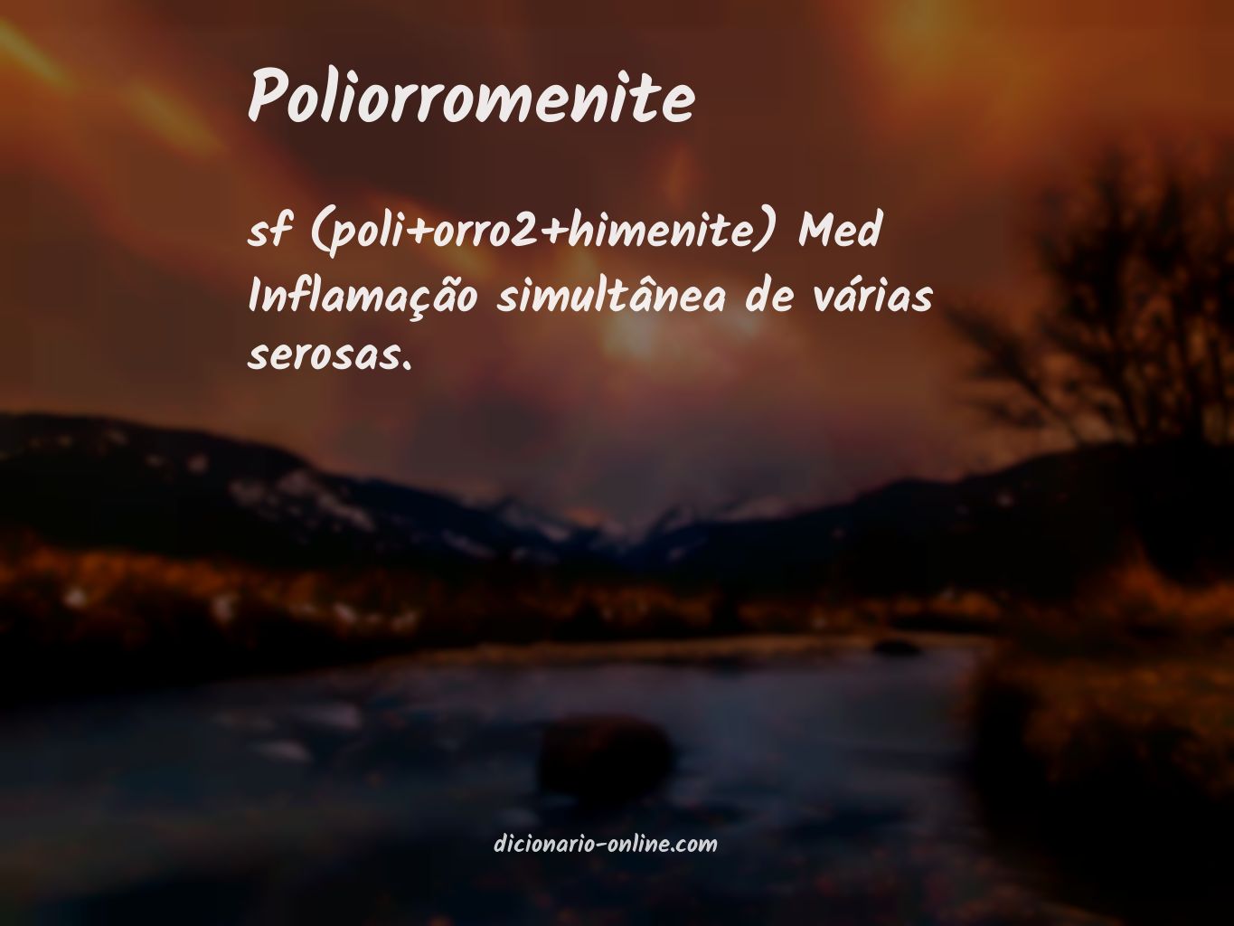 Significado de poliorromenite