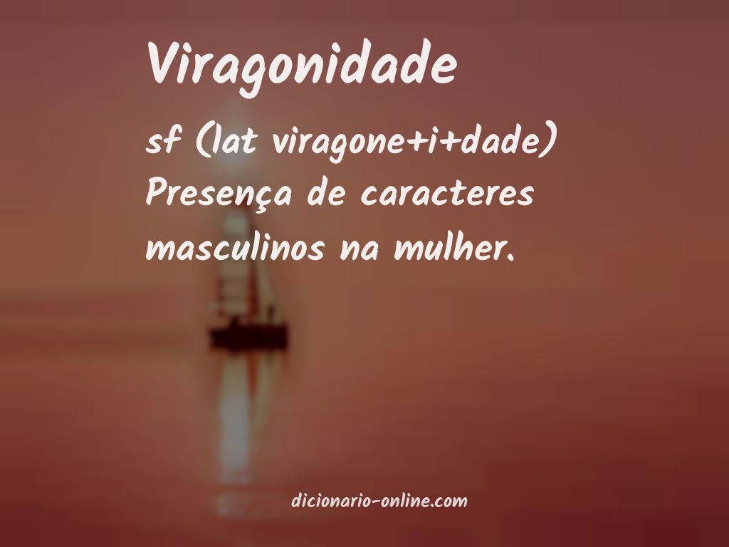 Significado de viragonidade