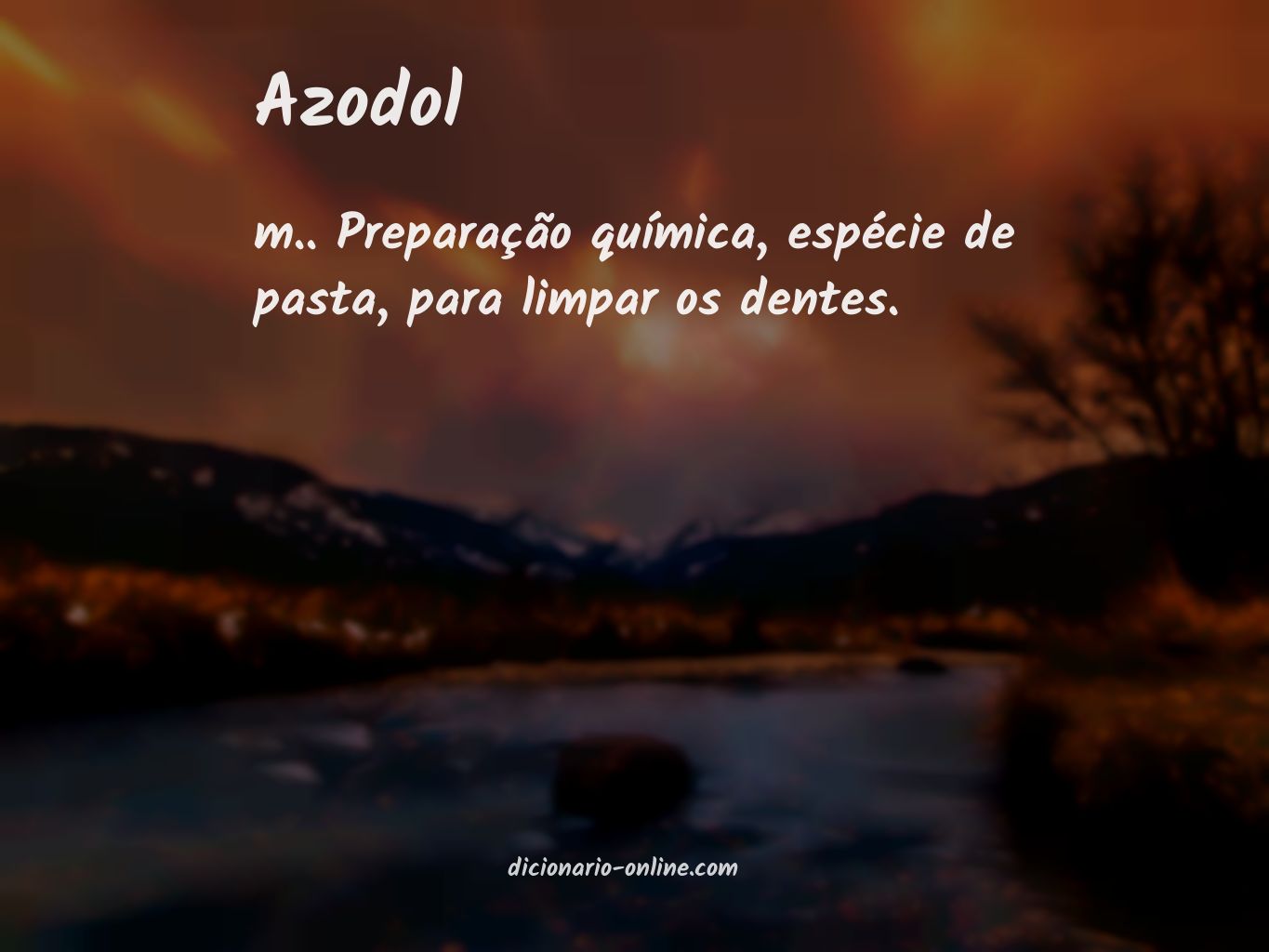 Significado de azodol