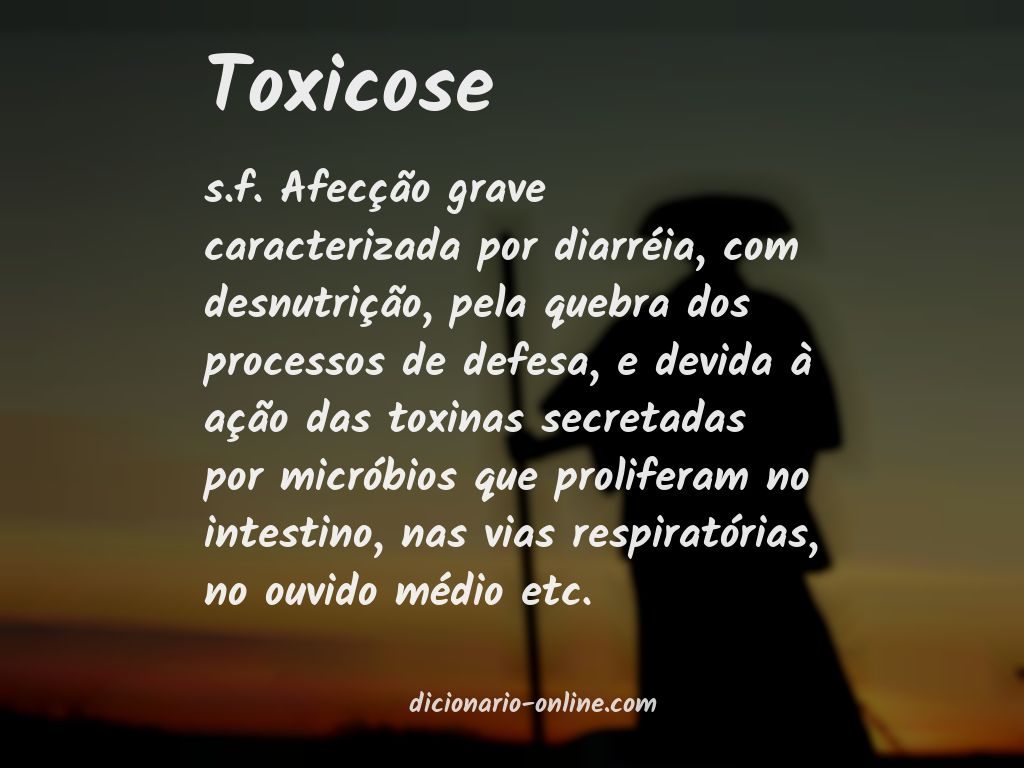 Significado de toxicose