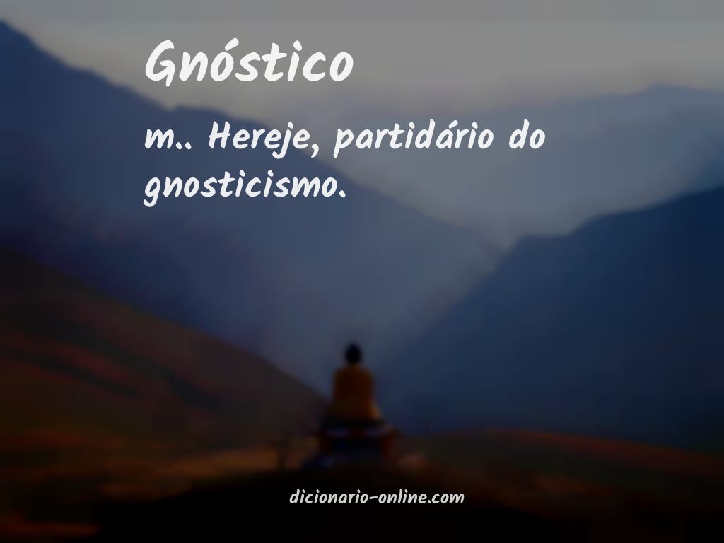 Significado de gnóstico