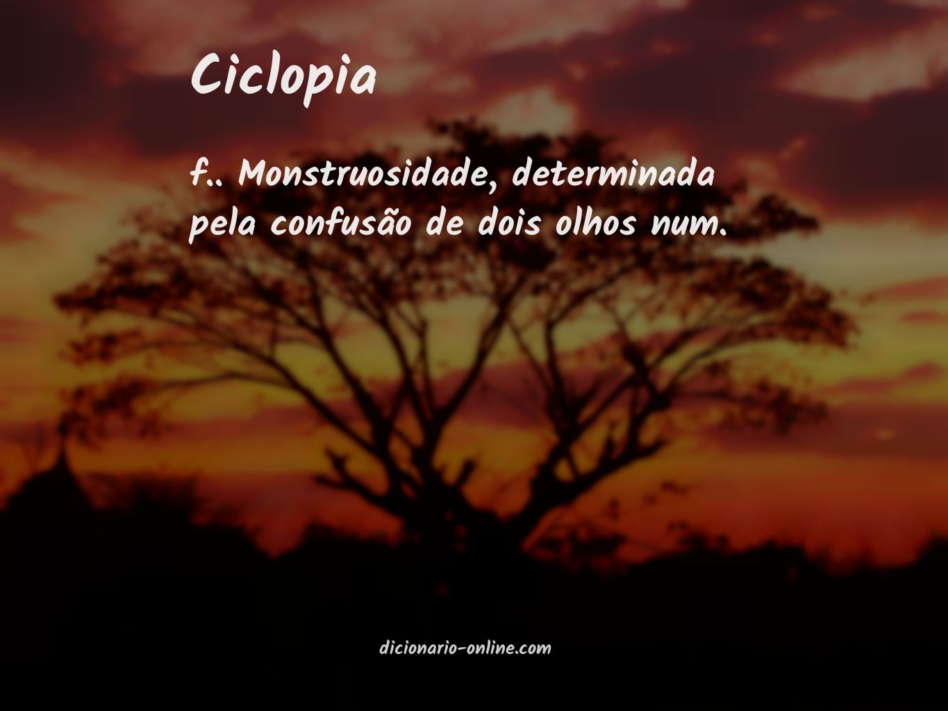 Significado de ciclopia