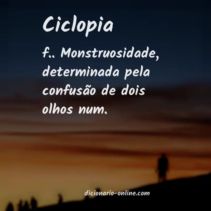 Significado de ciclopia