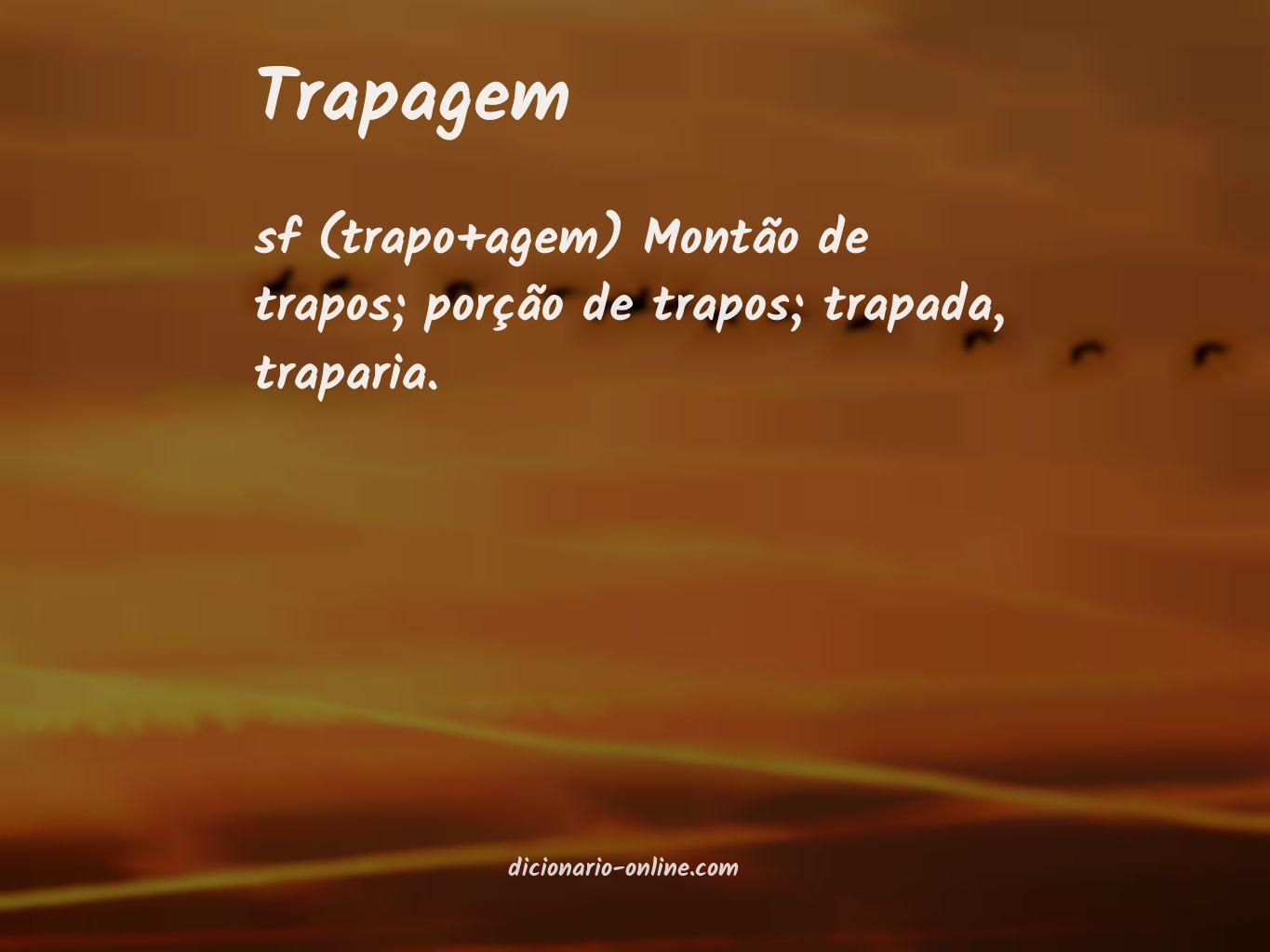 Significado de trapagem