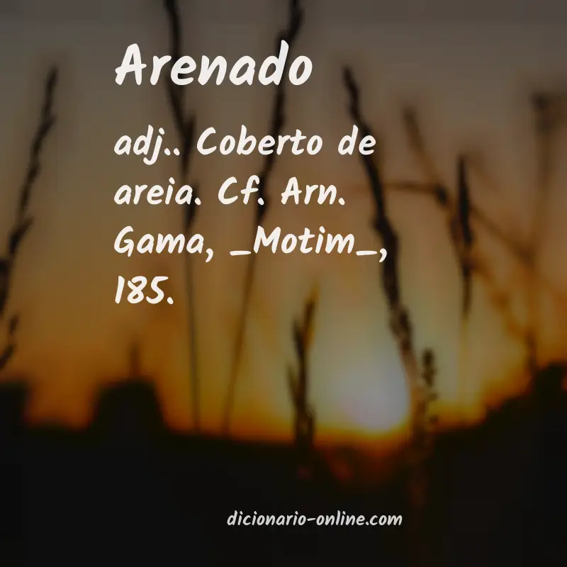 Significado de arenado