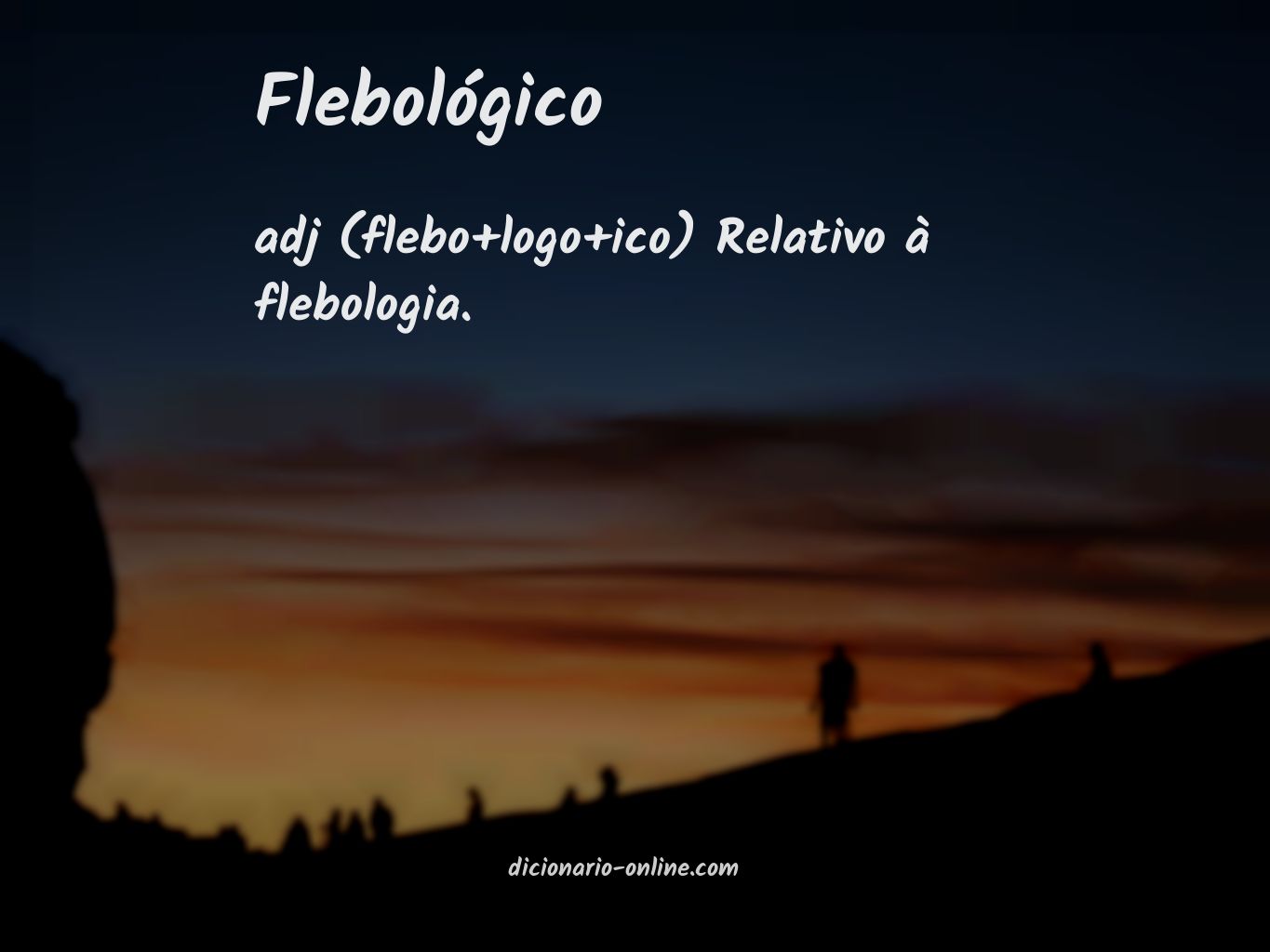 Significado de flebológico