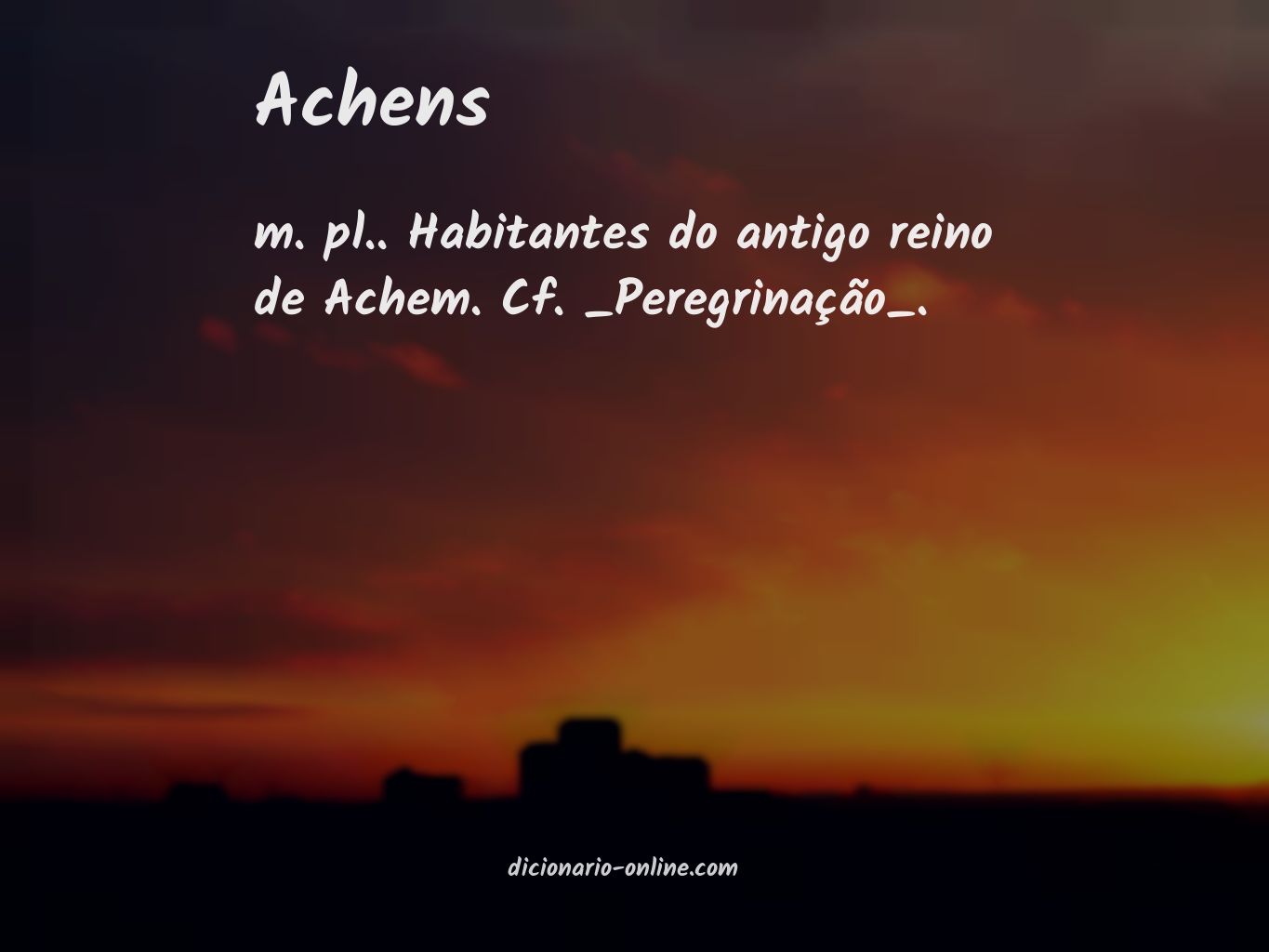 Significado de achens