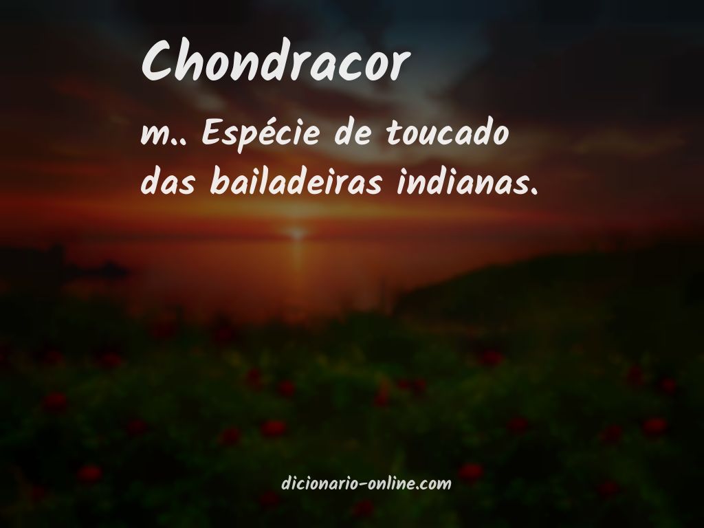 Significado de chondracor