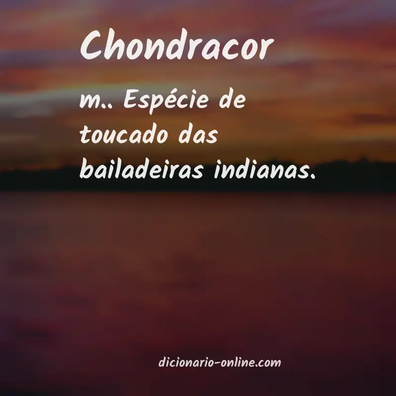 Significado de chondracor