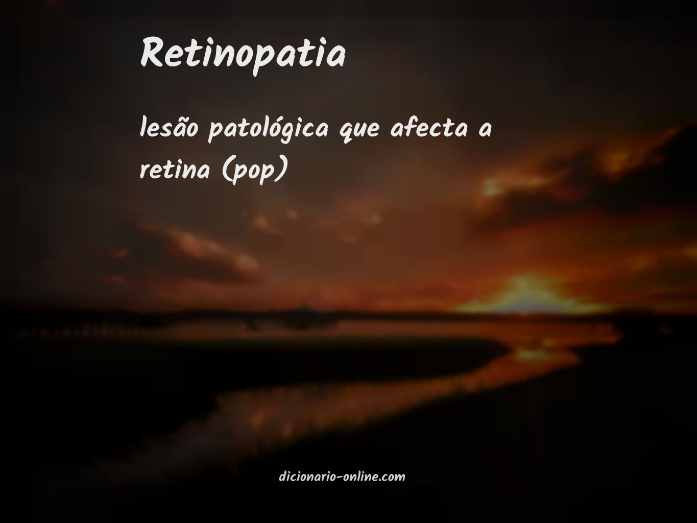 Significado de retinopatia