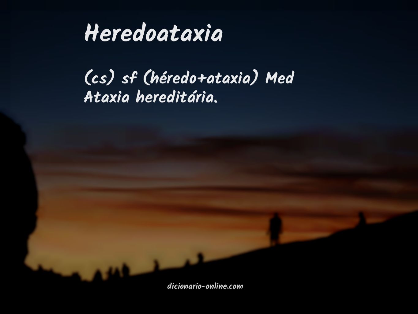 Significado de heredoataxia
