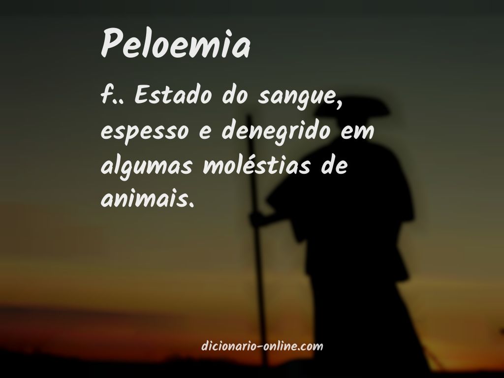 Significado de peloemia