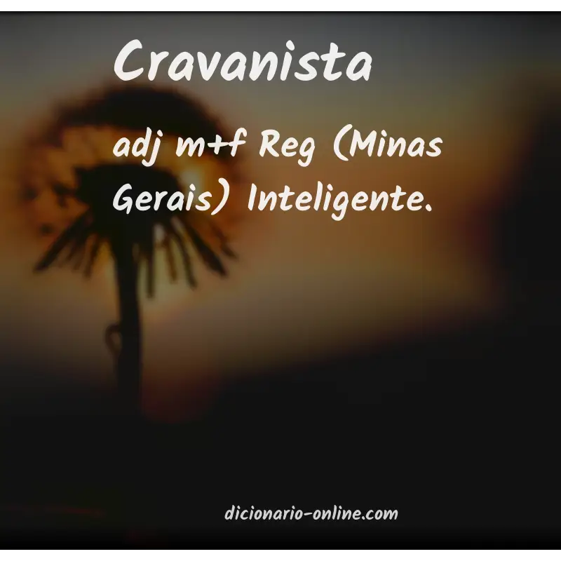 Significado de cravanista