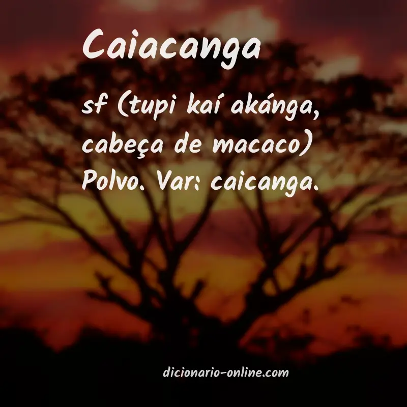 Significado de caiacanga