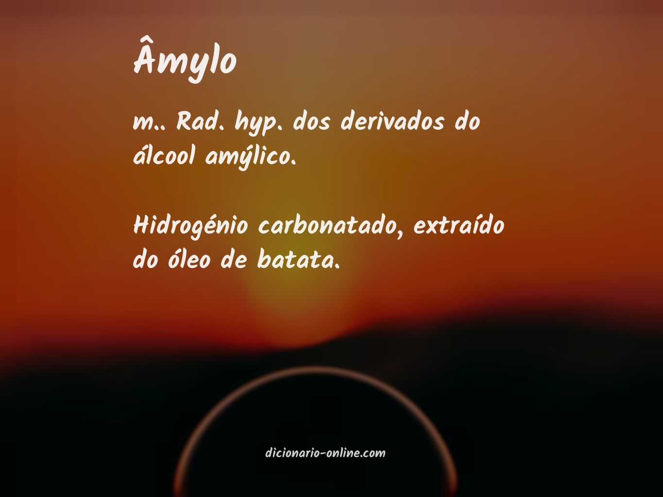 Significado de âmylo