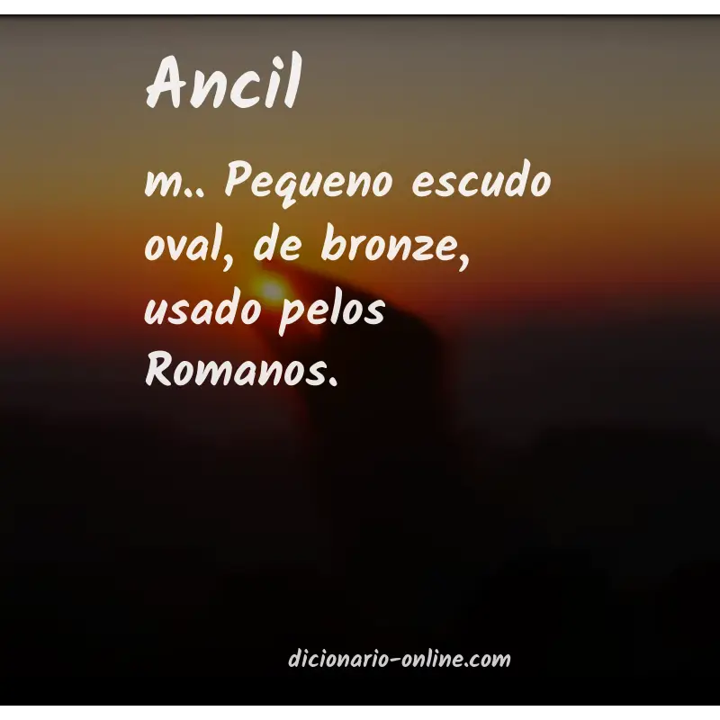 Significado de ancil