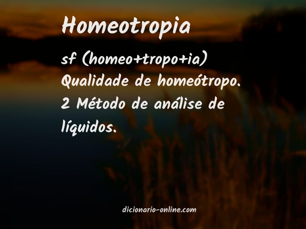 Significado de homeotropia
