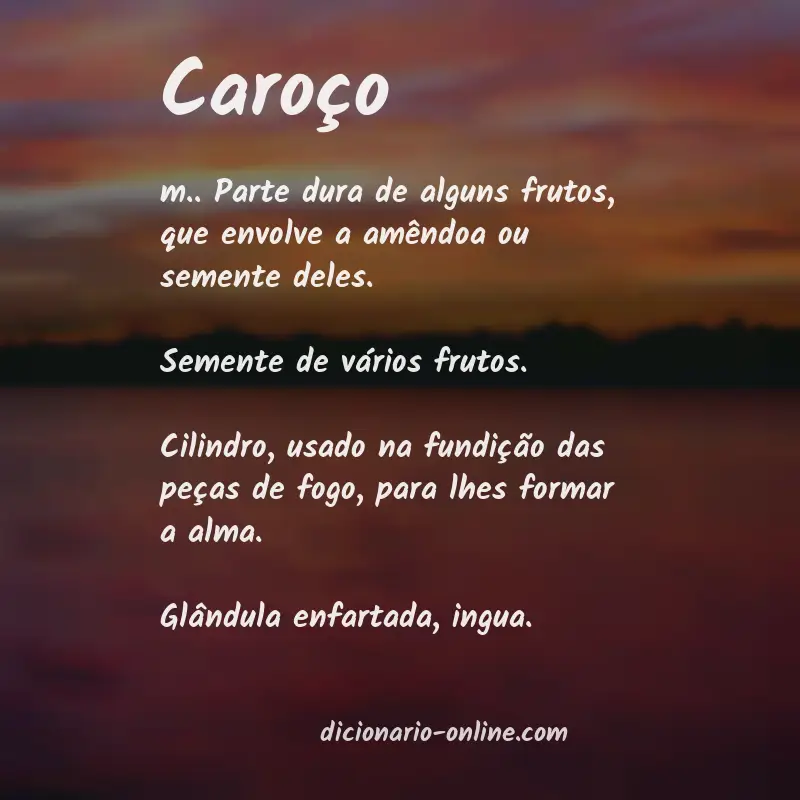 Significado de caroço