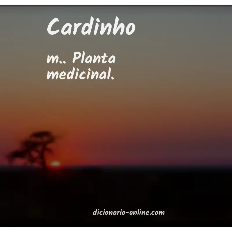 Significado de cardinho