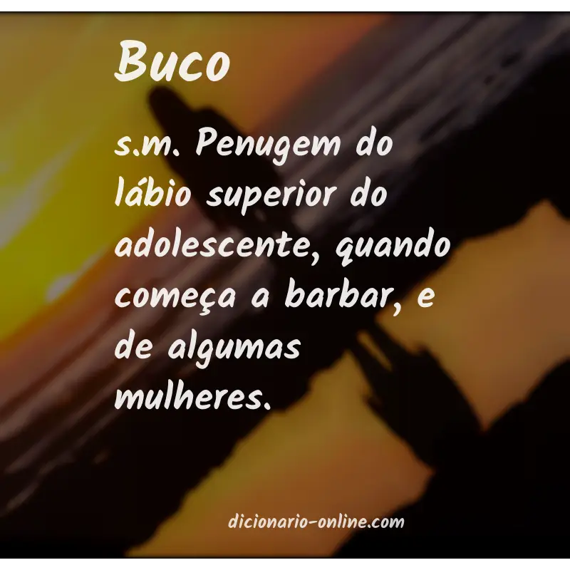 Significado de buco